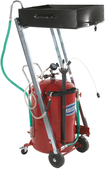 Mobile combined pantograph waste oil drainer 3180 Mobile combined pantograph waste oil drainer 3180