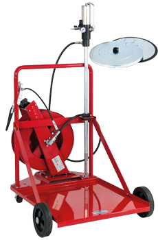 Wheeled pneumatic grease pump kits for 400 lbs