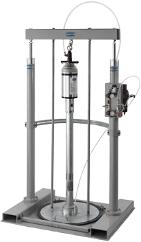 Mobile grease extrusion unit